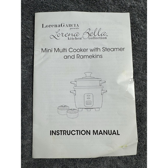 Lorena Bella™ Mini Multi Cooker with Steamer & Ramekins - Picture 5 of 6